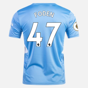 Koszulka Manchester City Phil Foden 47 Główna 2021/22 - Krótki Rękaw