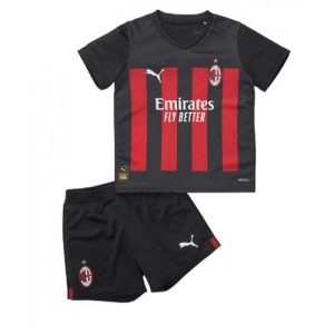 Koszulka AC Milan Dziecięca Główna 2022 2023 – Krótki Rękaw