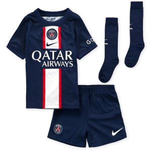Koszulka Paris Saint Germain PSG Dziecięca Główna 2022 2023 – Krótki Rękaw （+ Krótkie Spodenk）