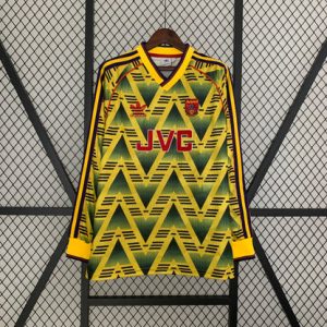 Koszulka retro długie rękawy Arsenal Away adidas 1991-93