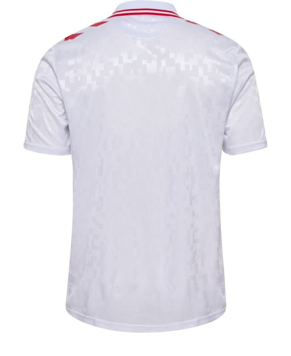 Koszulka Dania Precz Mistrzostwa Europy 2024 - Krótki Rękaw