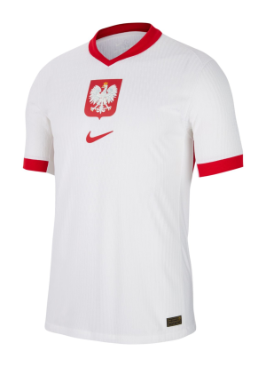 Koszulka Polska Główna Mistrzostwa Europy 2024 Nike - Krótki Rękaw