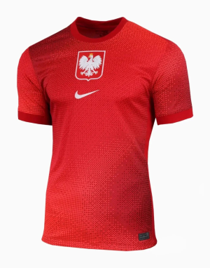 Koszulka Polska Precz Mistrzostwa Europy 2024 Nike - Krótki Rękaw